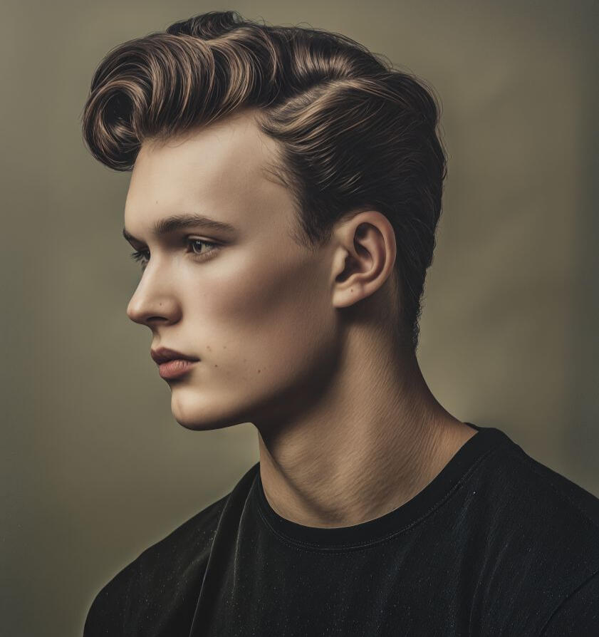 herenkapsel Alt-tekst: Kapper Ridderkerk – Hairstudio III salon Alt-tekst: Hairstylist knipt haar in Ridderkerk